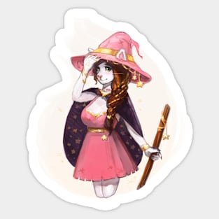 Kitty witch Sticker